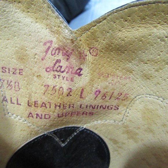 Womens Tony Lama Western Cowboy Boots Sz 7.5B - Picture 7 of 7
